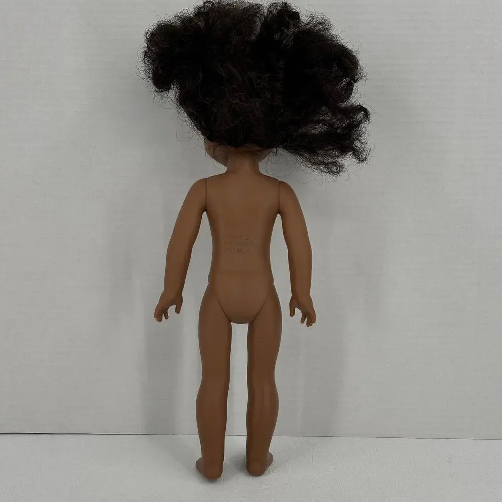 American Girl Wellie Wishers Kendall African American Doll Pink Eyes 14‎ Inch